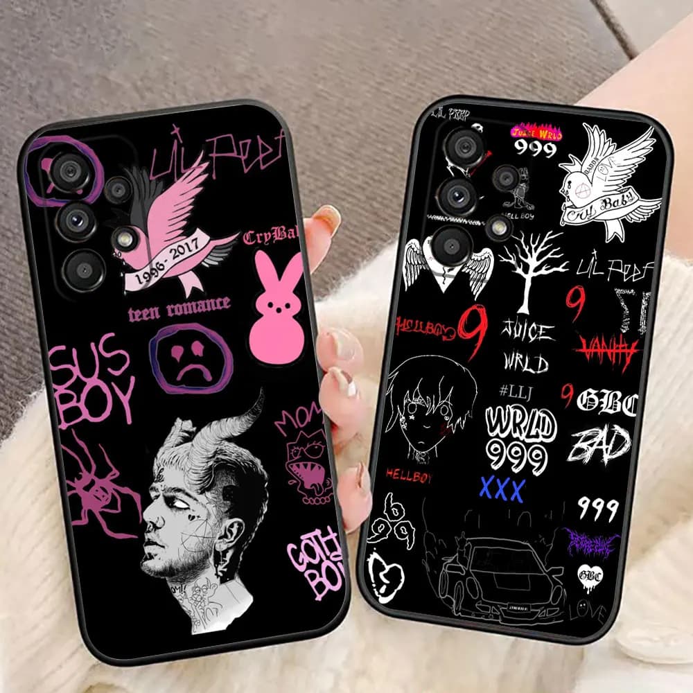 Rapper Lil P-Peep H-HellBoy Phone Case For Samsung A14 A15 A16 A17 A23 A32 A35 A36 A37 A51 A52 A53 A55 A56 A57 A71 A72 A73 Case