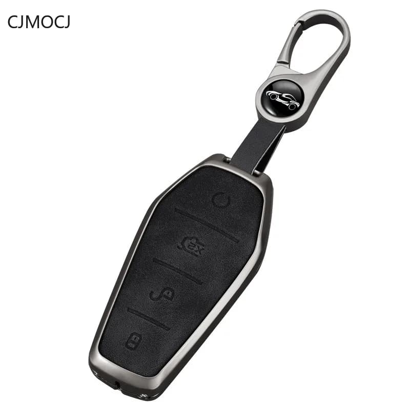 Key Cover Case for BYD Seagull/Song Plus/Qin L/Seal 06 DMI/Yuan Plus/Song L DMI/Chaser 05 (2024) - Key Fob Shell Keychain
