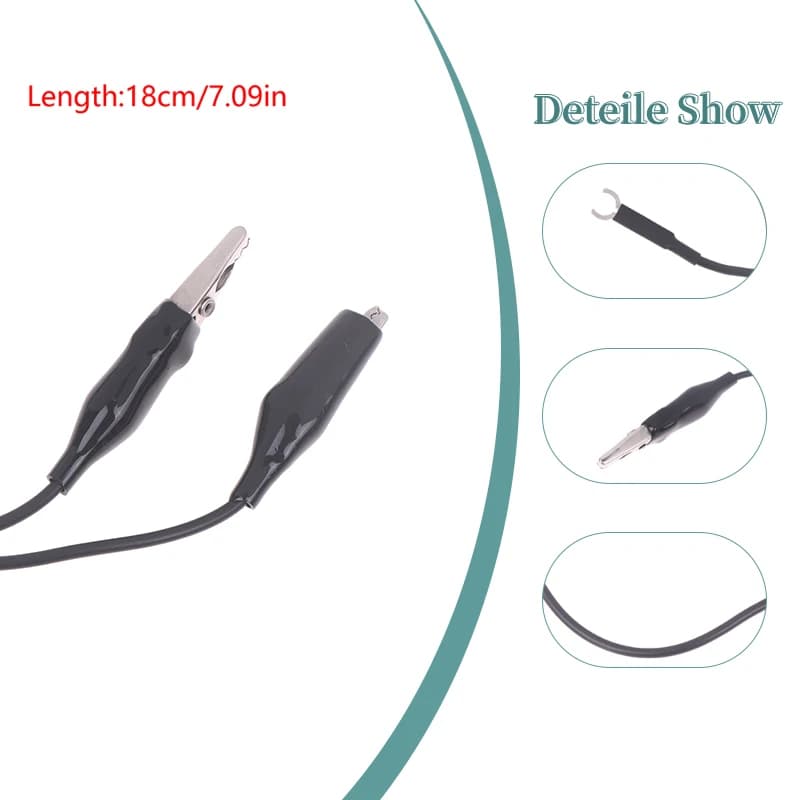 2Pcs/lot Universal Ground Wire Oscilloscope Ground Wire Clip Clectrical Protective Wire Probe For Oscilloscope Probe