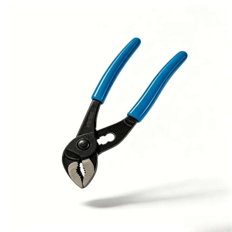 Factory Direct 4 Inch Adjustable Water Pump Pliers Blue Handle Plumbing Tool for Home Pipe Repair Gripping Wrench