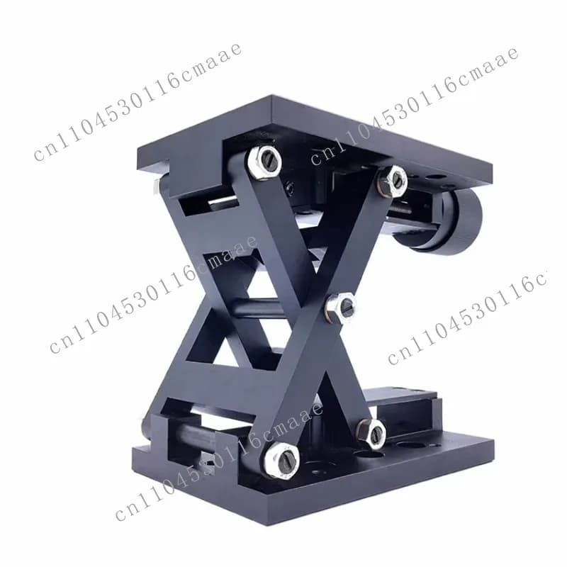 Optical Lift Linear Guide Manual Z-Axis Translation Platform Trimmer 60mm Stroke 20kg Load Capacity 0.1mm Accuracy