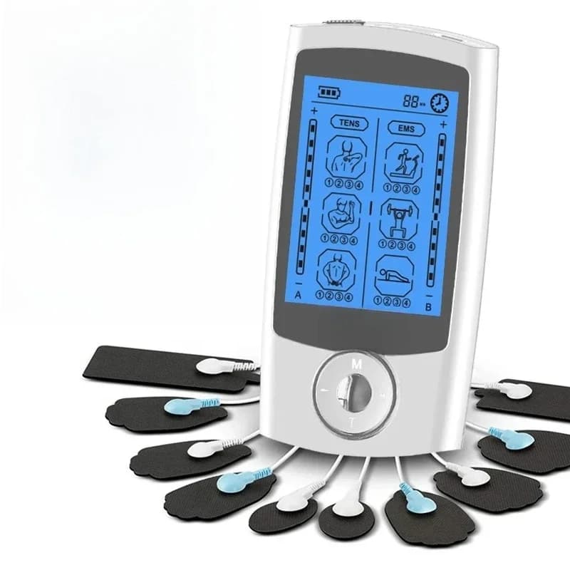 Muscle electronic nerve stimulator unit simulates labor