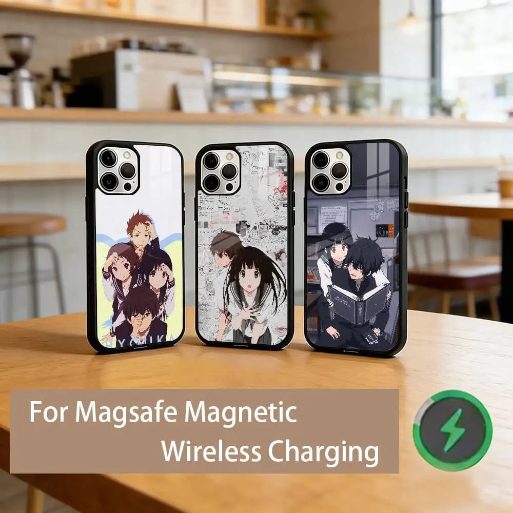 H-Hyouka Anime  Phone Case For iPhone17,16,15,14,13,12,11 Plus,Pro Magnetic For Magsafe Wireless Charging