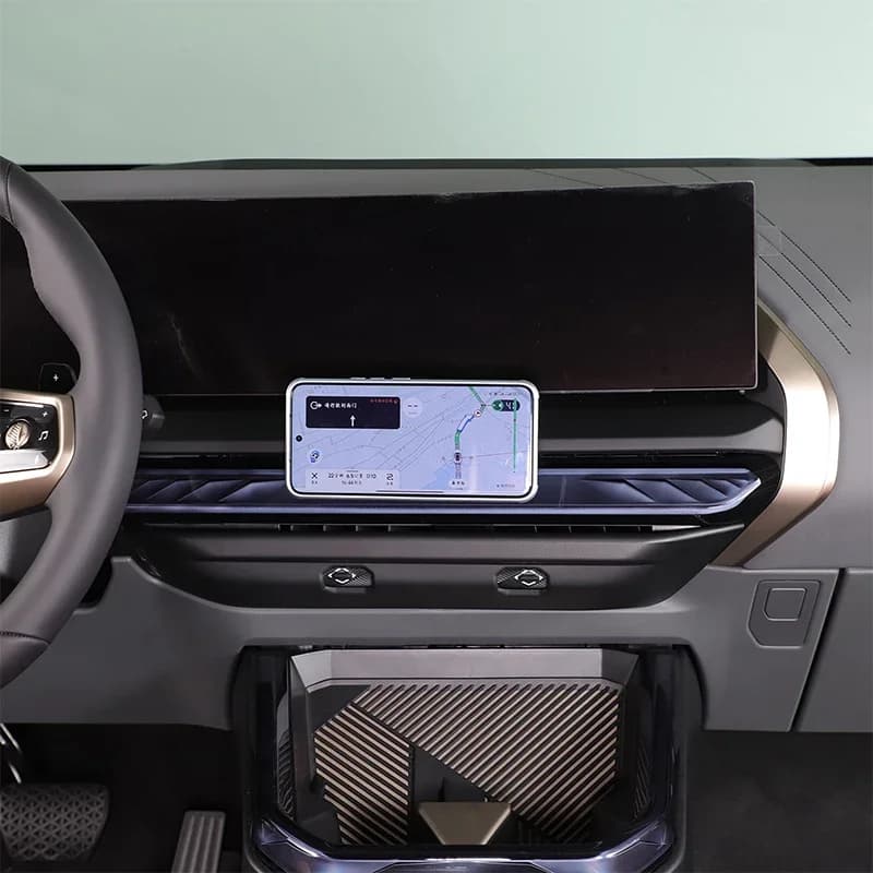 For BMW X3 G45 2025-2026 ABS Black Car Phone Holder GPS Navigation Rack Interior Car Accessories