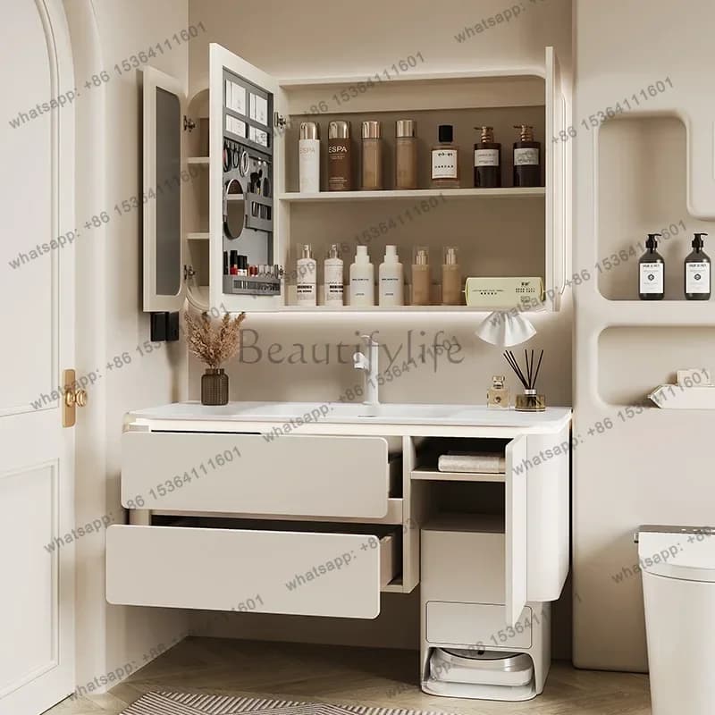 LD Display Organizer Bathroom Cabinet Storage Shelves Toilet Partitions Luxury Drawers Cupboard Paper Archivadores Room