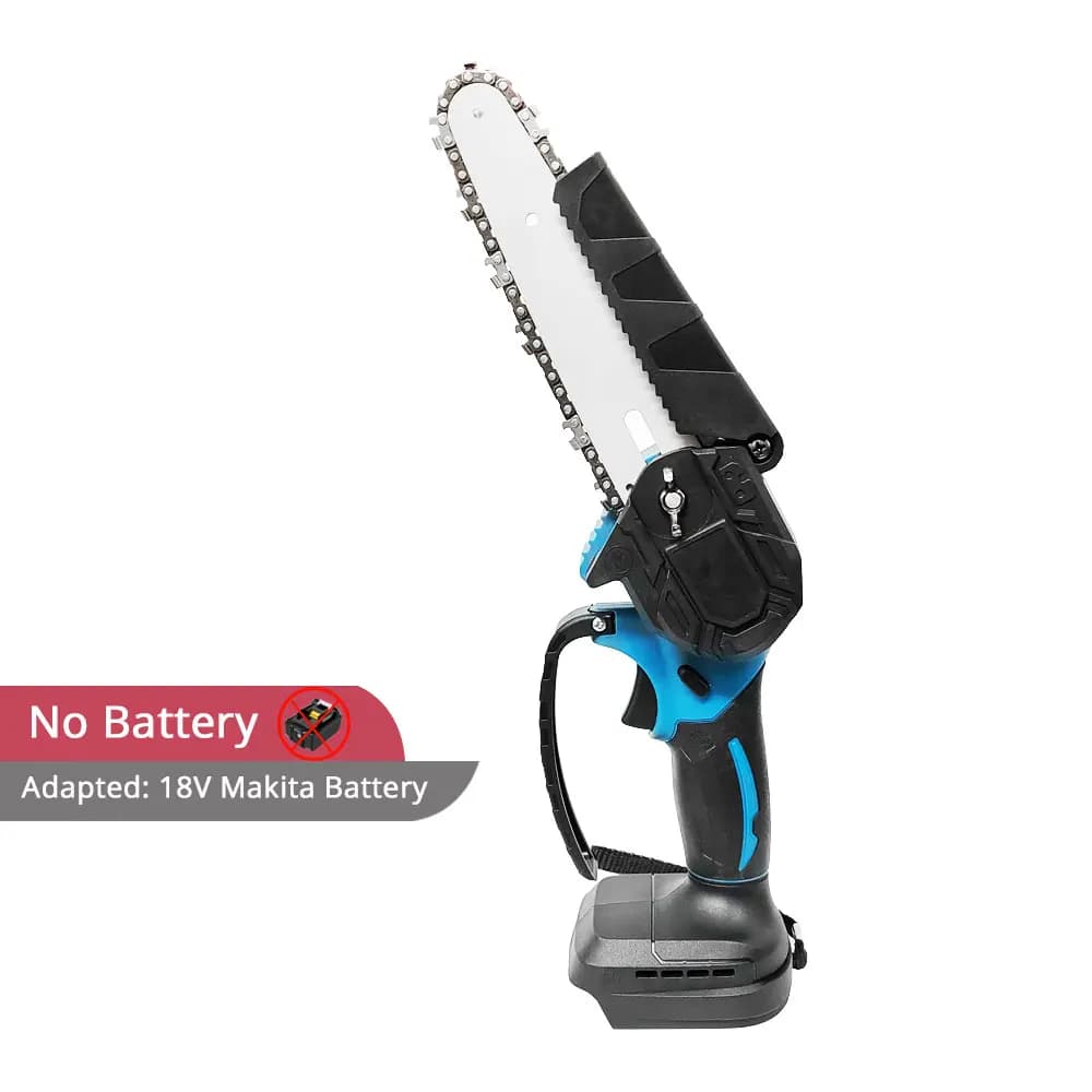 【Hot】Cordless Mini Chainsaw 6-Inch Electric Power Chainsaw Handheld Portable Small Chain Saw for Tree Trimming Wood Branches Cut