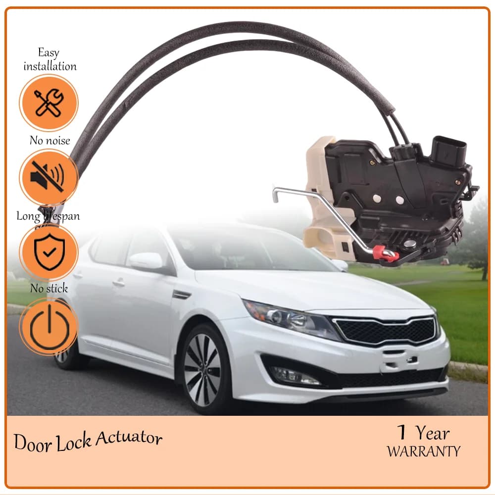 Tough-Crafted Rear Right Door Lock Assembly, Fitted unto Kia Optima 2011–2013, Direct oem 81420-2t000,anti-rust construction