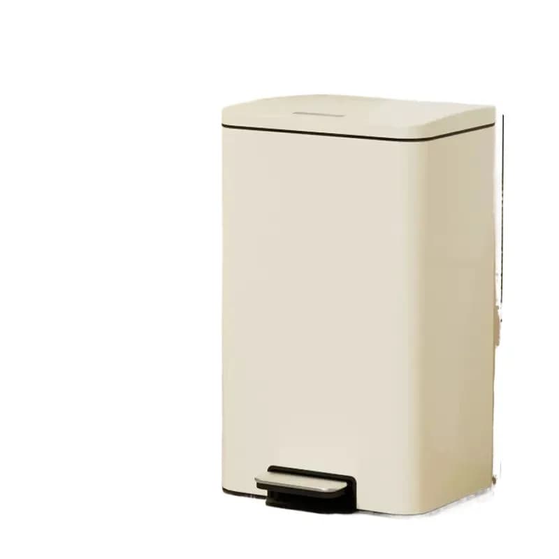Trash can, square bedroom foot-operated, with lid, bathroom, living room, kitchen special light luxury, large size, room