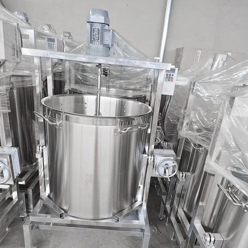 Multi-function Automatic Garlic Syrup Bean Paste Porridge Hot Pot Bottom Material Blender Frying Machine
