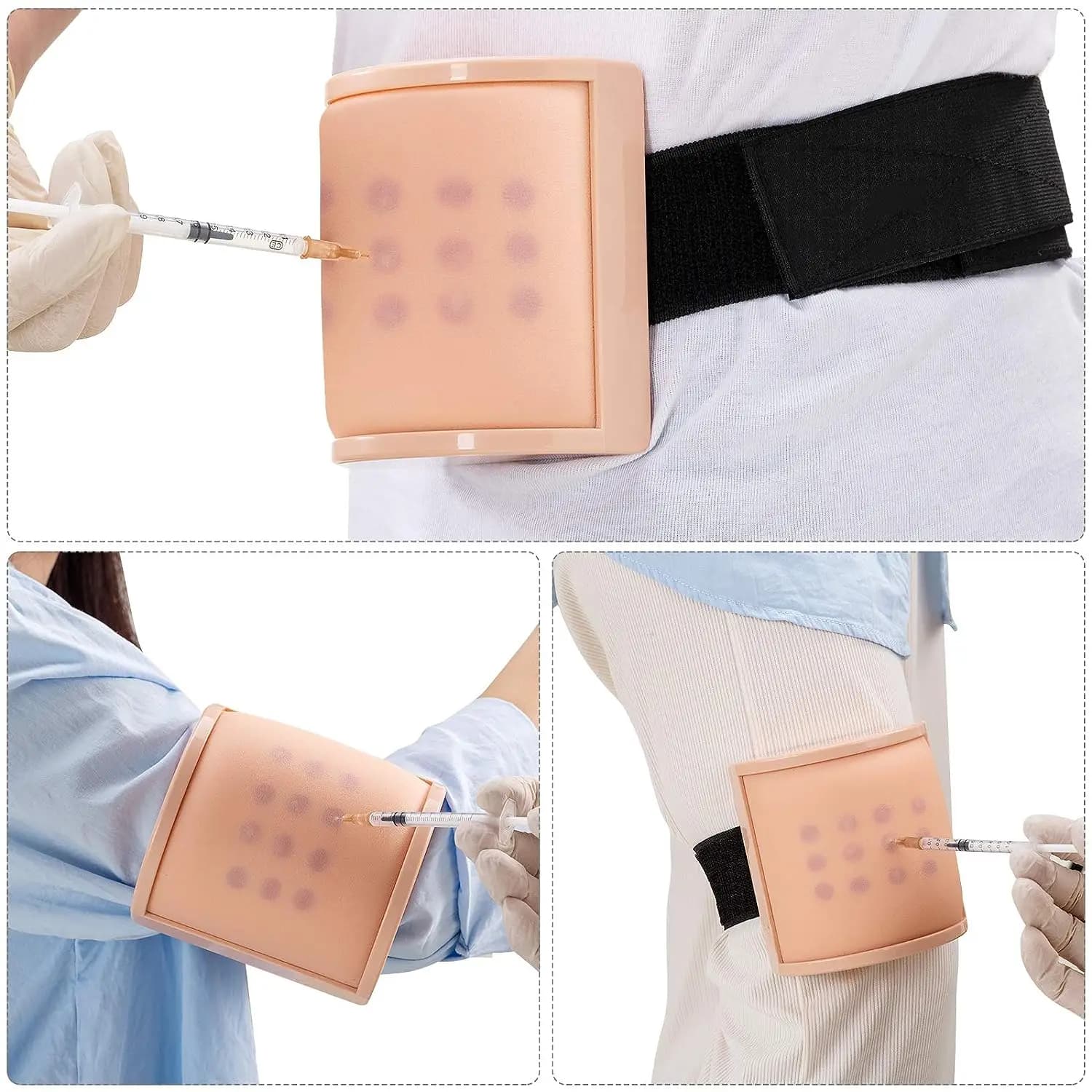 Selling Injectio Practice Pad Intradermal Subcutaneous Intramuscular 3 in 1 Injection Training Pad for Medical Student Nurse
