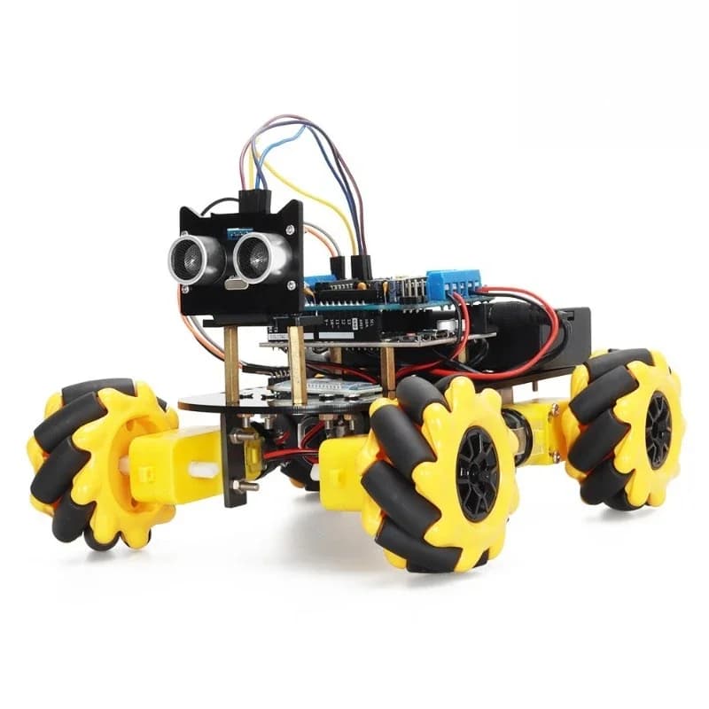 Smart car programming robot 360 degree rotation compatible car kit