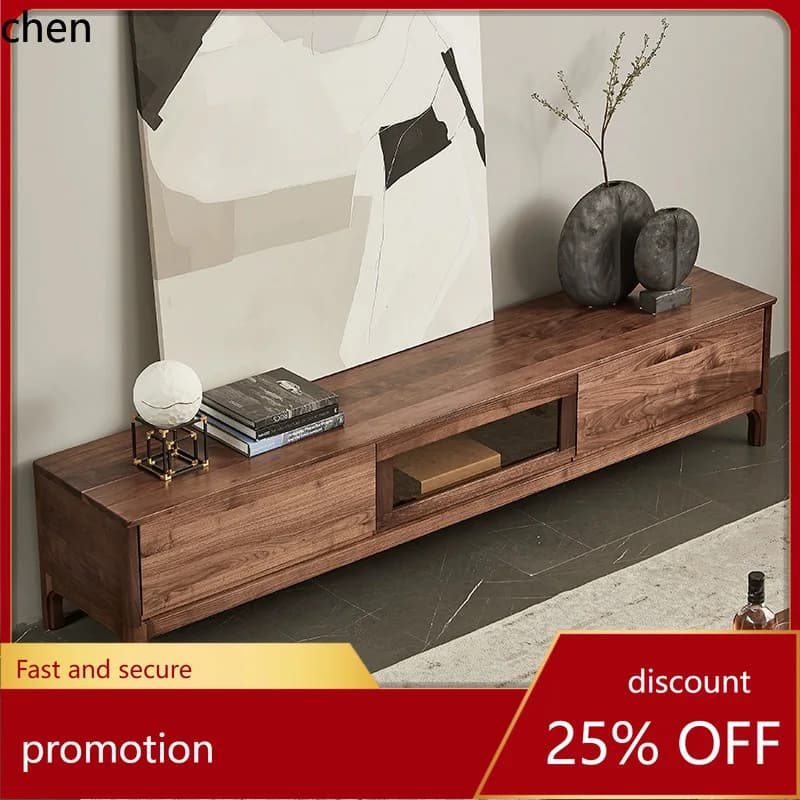 HT TV Cabinet Modern Minimalist Home Living Room Floor Cabinet Bedroom TV Cabinet