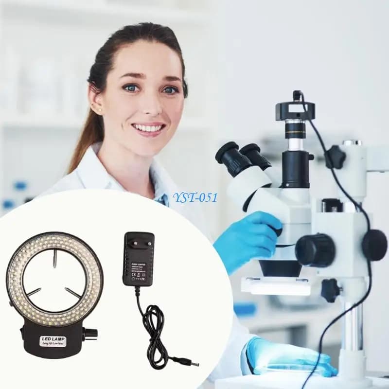 E15A Adjustable Split Design Microscope Light Featuring Flexible Angles Positioning for Microscope Lighting Application