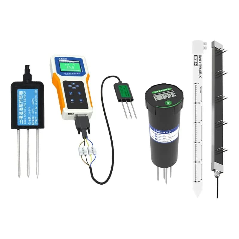 Soil temperature and humidity sensor, handheld soil conductivity PH nitrogen, phosphorus and potassium detector