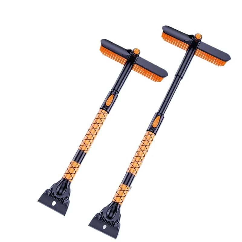 Defrosting and deicing telescopic car winter snow removal tool snow sweeping multi-function