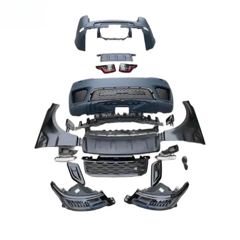 L494 Old to New Body Kit Upgrade Front Rear Bumper Fenders Grille Headlights Tailgate for RR Sport 14-17