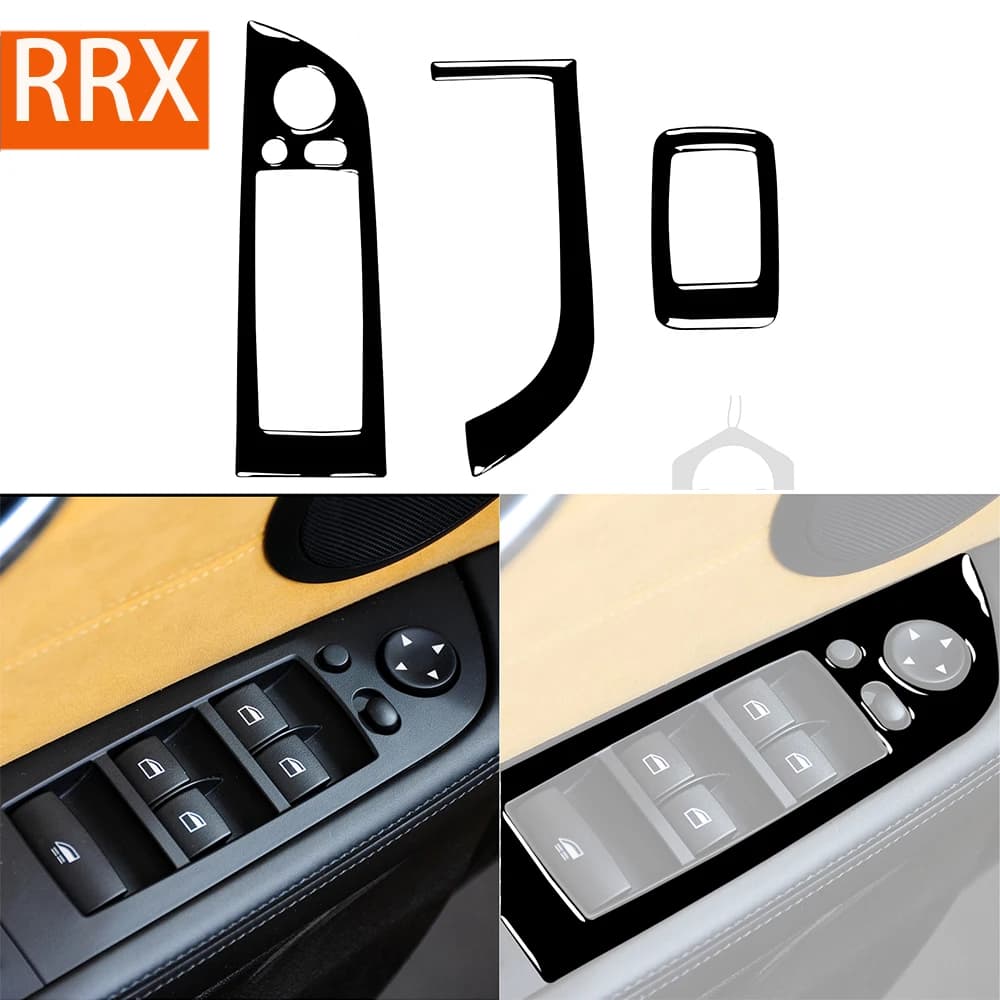 For BMW Z4 E89 2009 2010 2011 2012 2013 2014 2015 2016 Window Lift Control Panel Piano Black Stickers Car Interior Accessories