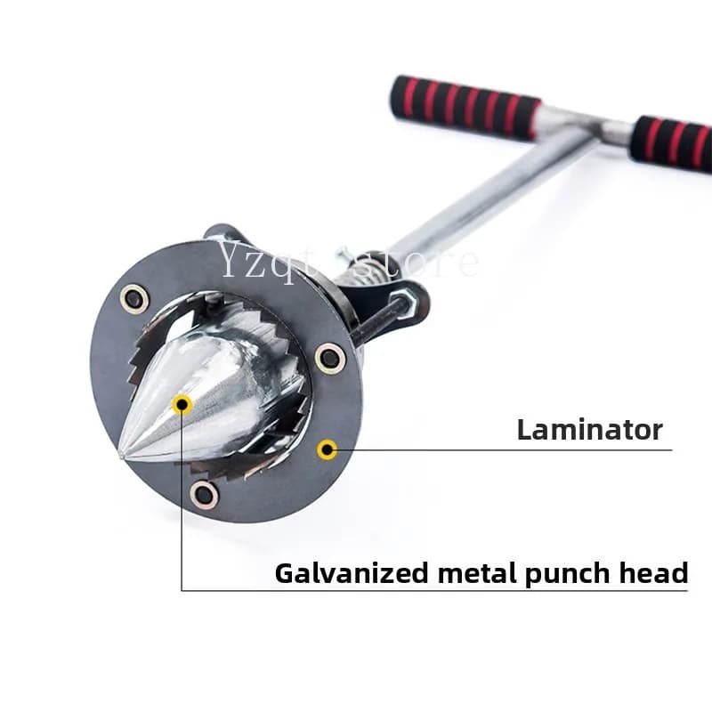 Agricultural planting, sowing, film peeling and punching device Rural planting nutrient film, film tearing and punching