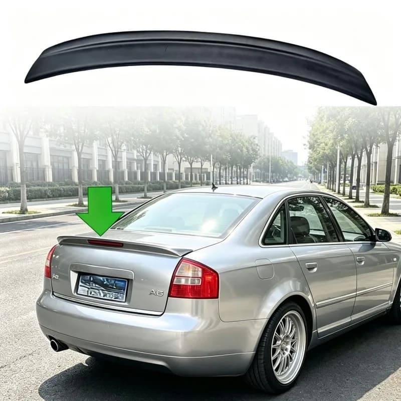 For 1997-2005 Audi A6 C5 Typ 4B 4B2 4B5 Sedan Avant Trunk Ducktail Spoiler Facelift Restyle Vintage Classic Car Look Upgrade