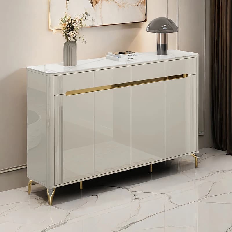 Nordic Luxury Console Table With Storage Simple Modern Glam Console Table Porch Entrance Yan Sehpa Salon Hallway Furniture