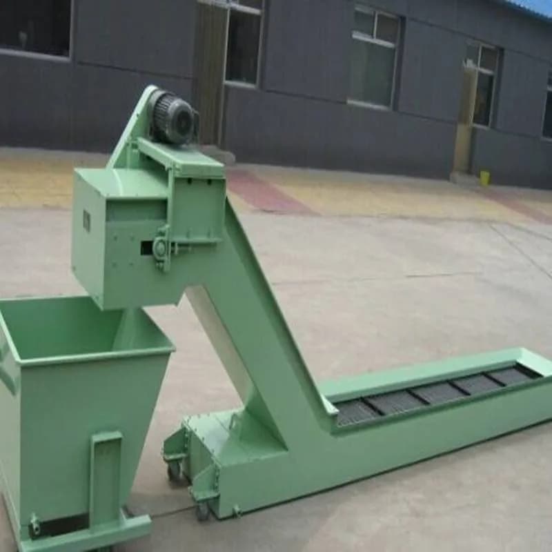 Scraper test conveyor, magnetic spiral conveyor