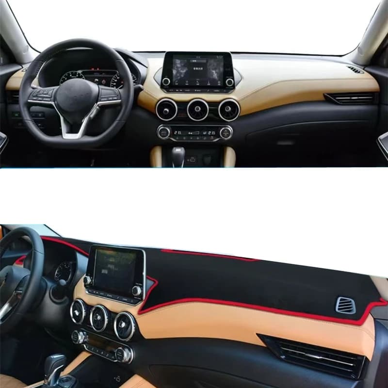 Car Dashboard Cover Mat Anti-UV Dash Sunshade Carpet Cushion For Nissan Sentra B18 2020 2021 2022 2023 2024 2025 Auto Acessories