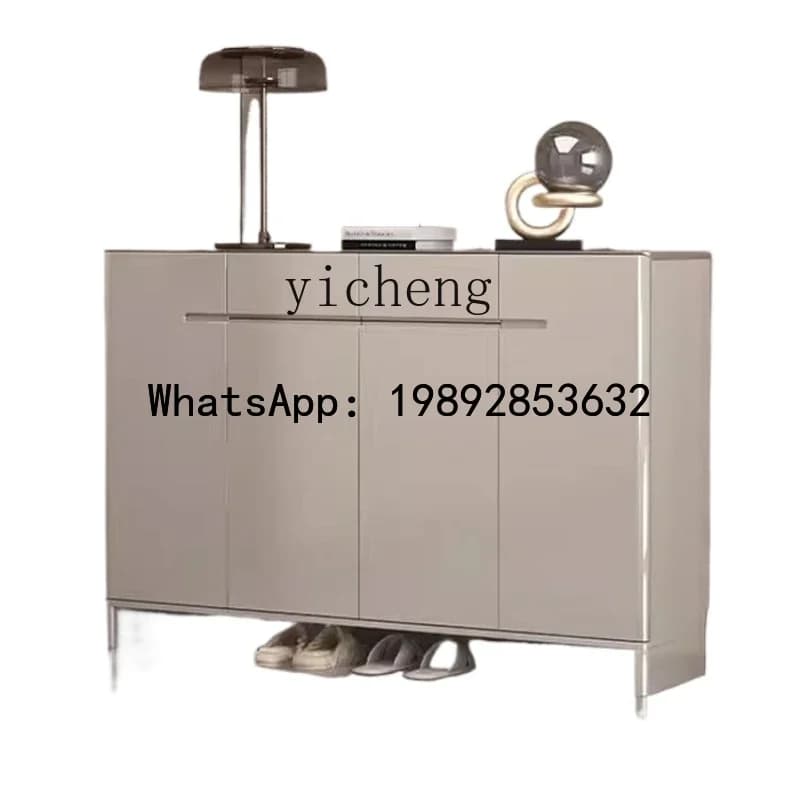 W7-  light luxury shoe cabinet door entry locker modern simple door corridor storage cabinet home decoration accessories