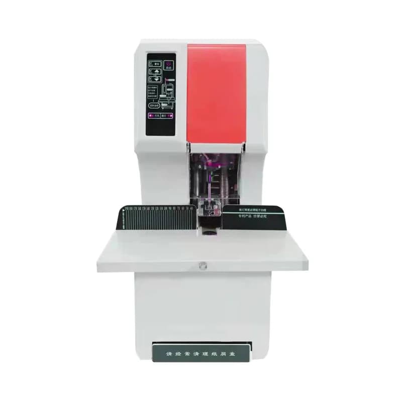 Wd-8105 Automatic Riveting Tube A4 Size Financial Binding Machine