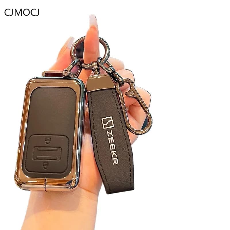 Premium Zinc Alloy Key Cover Case for Zeekr 9X (2025) - Protective Key Fob Shell  Keybag Keychain