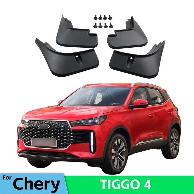 MudFlaps For Chery TIGGO 4 TIGGO4 2025 Mudguards Mud Flaps Splash Guards Fender Front Rear Wheels Fender Car Accessories 4Pcs