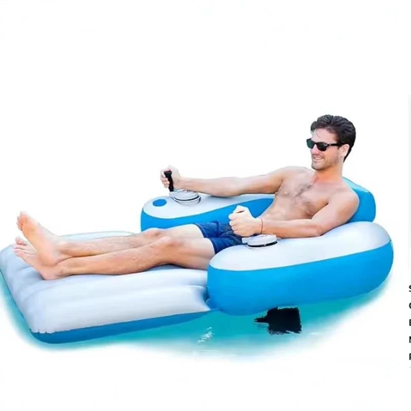 Inflatle Row Propeller Single Driving Float Ring Floating Chair