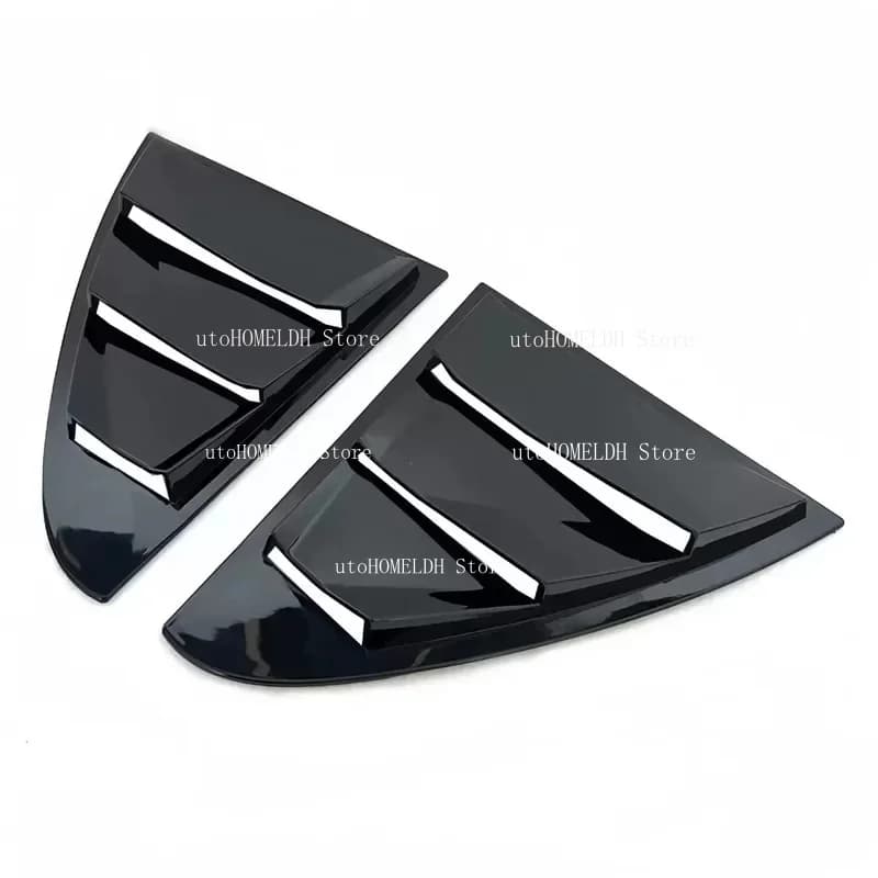 Car Rear Window Shutter Shade Louver Cover Trim Fit For Mercedes Benz C Class W205 C180 C200 C220 C250 C300 2015-2021  ABS