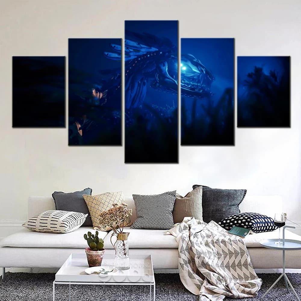 5 Pieces Wall Art Canvas Games Poster Painting Clawstrider Wallpaper Home Decor Living Room Picture Print Bedroom Mural Artwork
