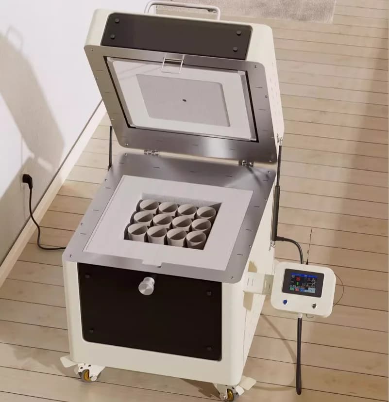 Electric Kiln Environmental protection Mini 3.5kW High Temperature 1300 Ceramic Firing for Home School Pottery Laboratory