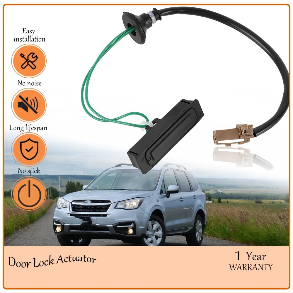 Tarnish-barriered Rear Trunk Hatch Release Switch,matches 2010-2017 Subaru Forester Legacy oem 63270FJ010,63270-FJ010