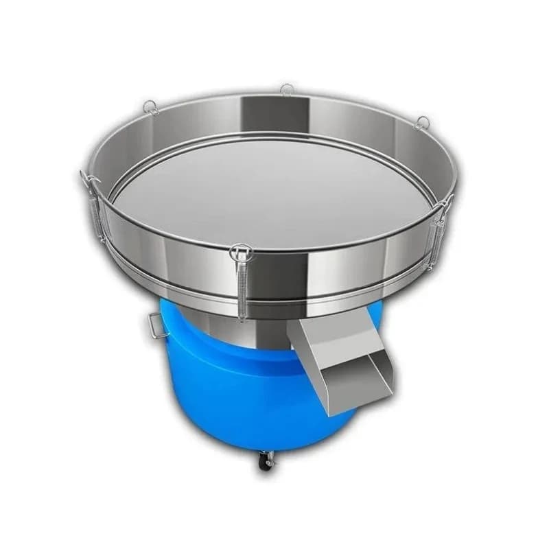 800Mm Vibrating Screen Spray Paint Powder Particle Vibrating Screen Food Flour Stainless Steel Soy Milk Filter Vibrating Screen