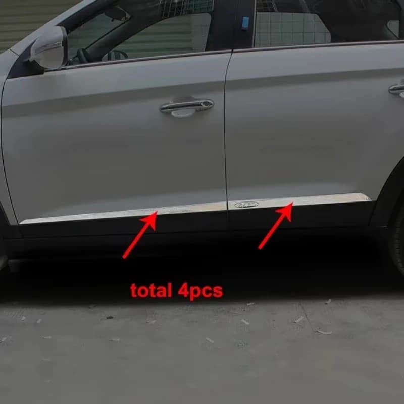 4pcs for Dongfeng DFSK 560 Door Body Trim Decorate Stainless Steel