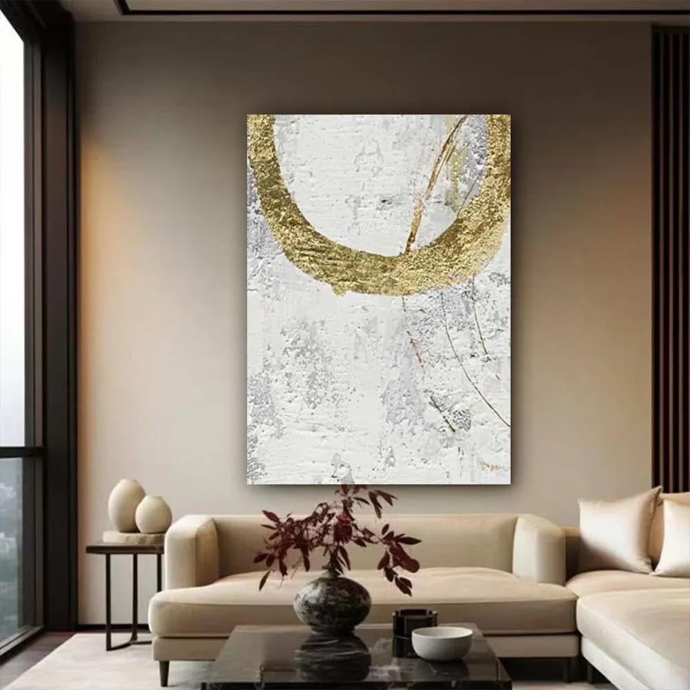Best Wall Art Blue Gray Yellow Texture Abstract Oil Paintings On Canvas Handmade Wall Painting For Home Decor Gold Mural Artwork