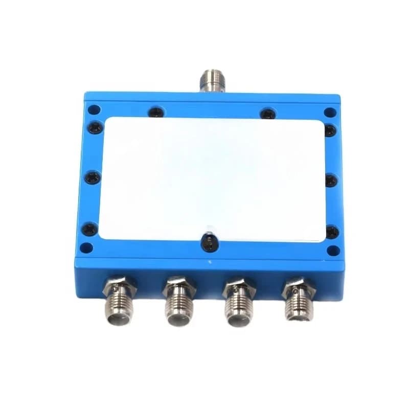 Splitter 1 to 4 0.6/0.7-6/8ghz 2000-8000MHz Power Divider Rf 4 Way Power Splitter with -female Connector RF Combiner