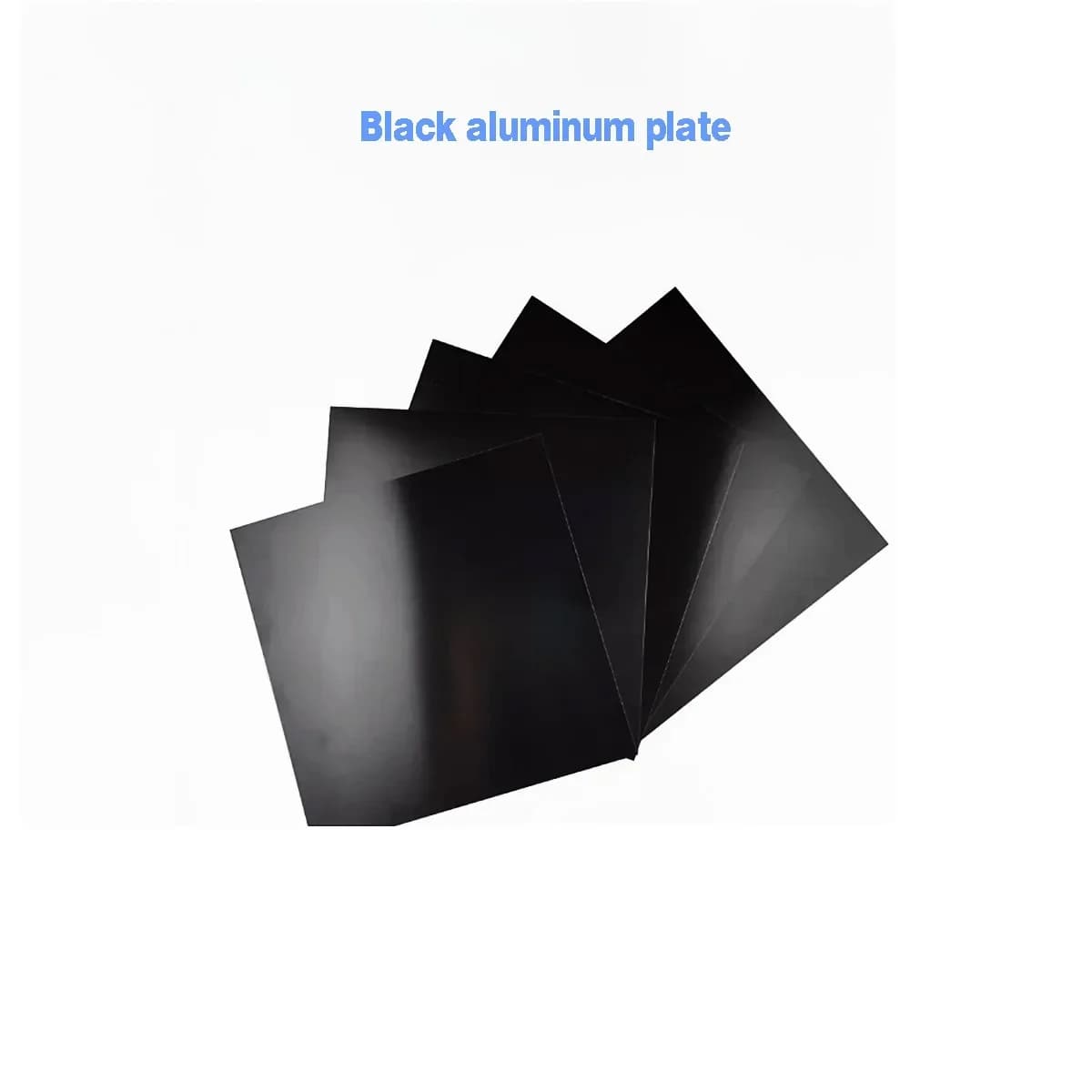 Aluminum Plate/Black Aluminum Alloy Anodized Aluminum Sheet/Customization of Non-Standard Parts, THK 0.5mm-3mm