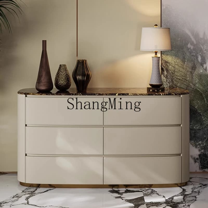 CLluxury six buckets dining side fashion high-end living room bedroom TV storage storage cabinet