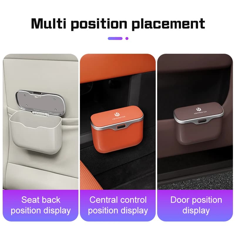 Waterproof Car Trash Container For Leapmotor C11 C10 C01 T03, Seat Back Storage Bin, Automobile Interior Accessories