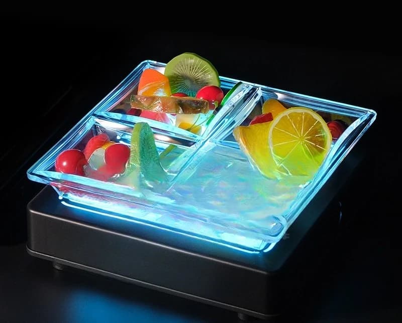 Fruit Platter Creative Clear Bar Snack Plate Glowing Snack Plate