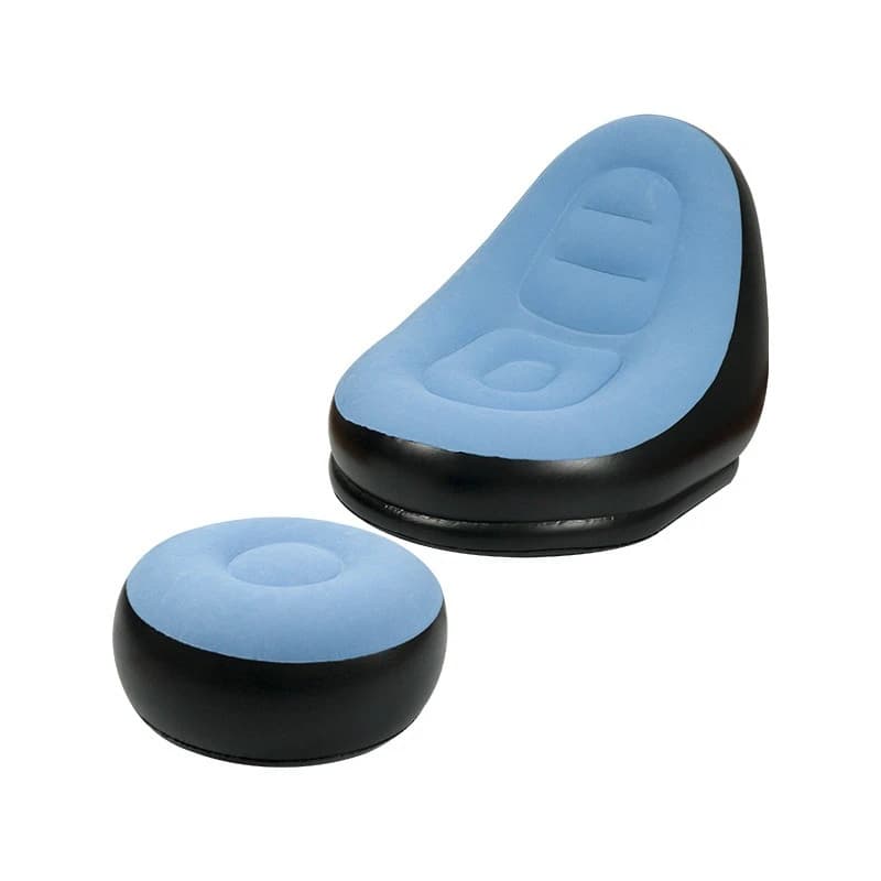 Outdoor inflatable sofa chair, portable thickened sofa, casual folding bed