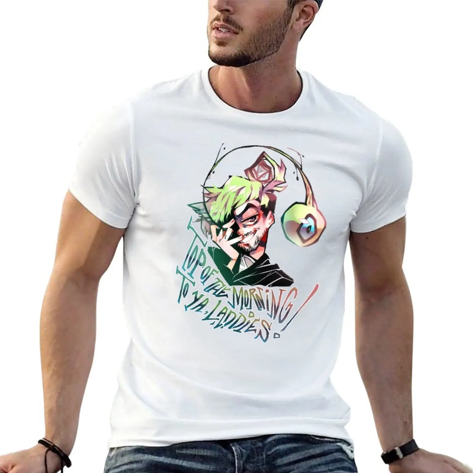 Jacksepticeye T-Shirt summer tops funny meme t-shirts mens workout shirts