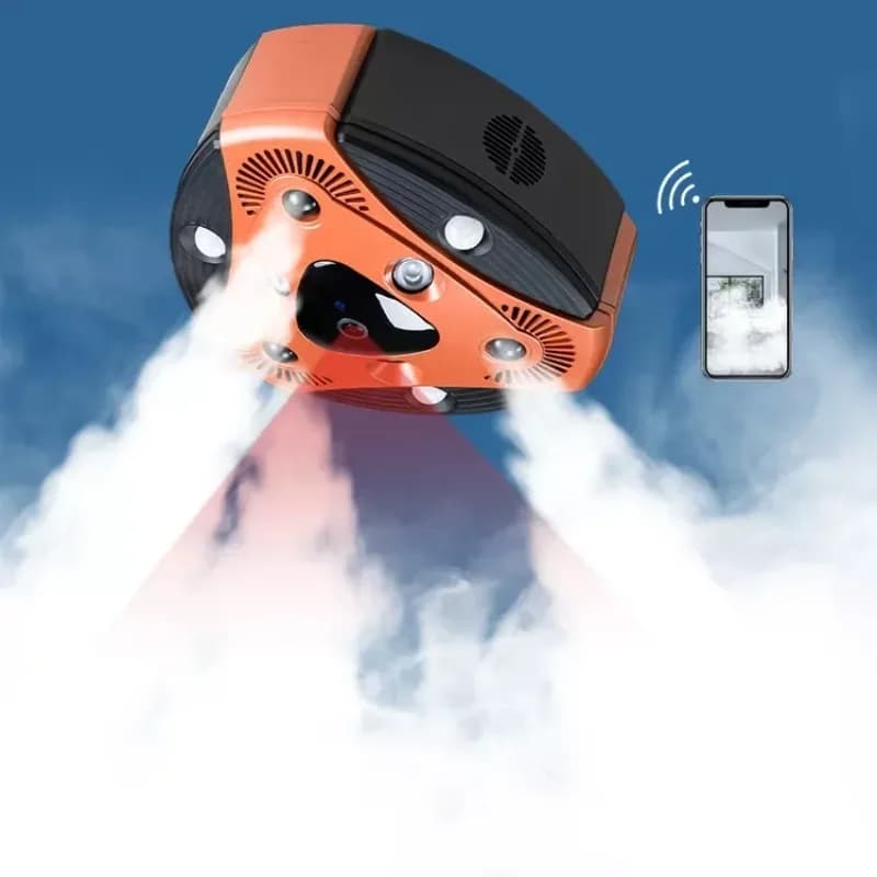 Security Fog Alarm Pet Friendly An-ti Theft Home Alarm Fogger With Replacement Smoke Container