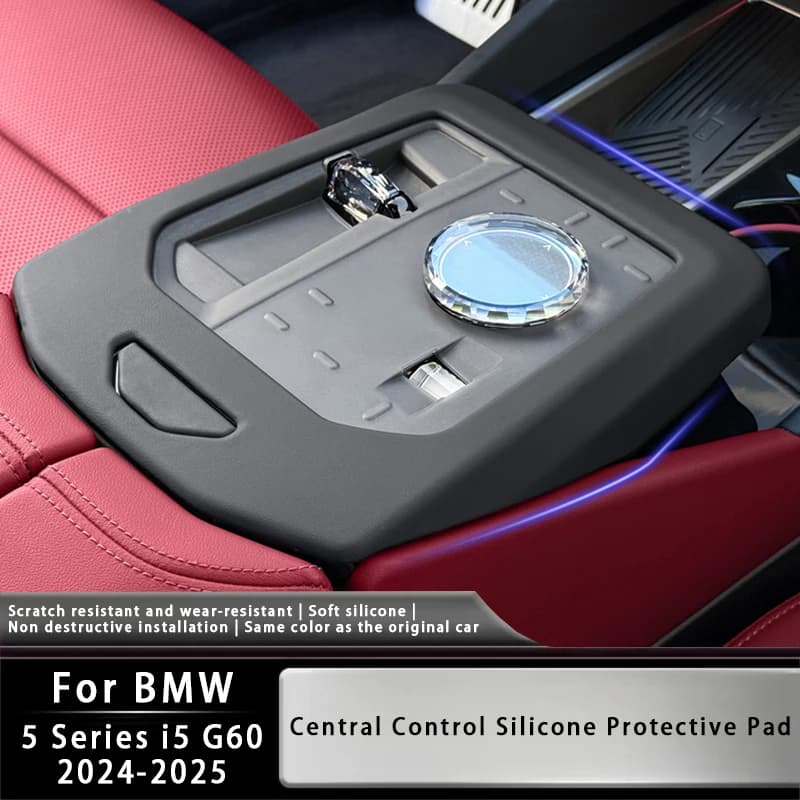 For BMW 5 Series i5 G60 2024+ Car Central Control Gear Shift Button Panel Cover Anti-Scratch Protect Pad Interior Accessories
