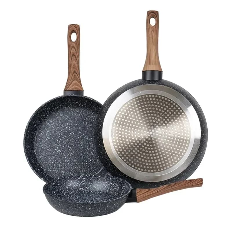 pan Fried thick crepe pancake egg Aluminum die-cast non-stick frying 24/26/28 cm