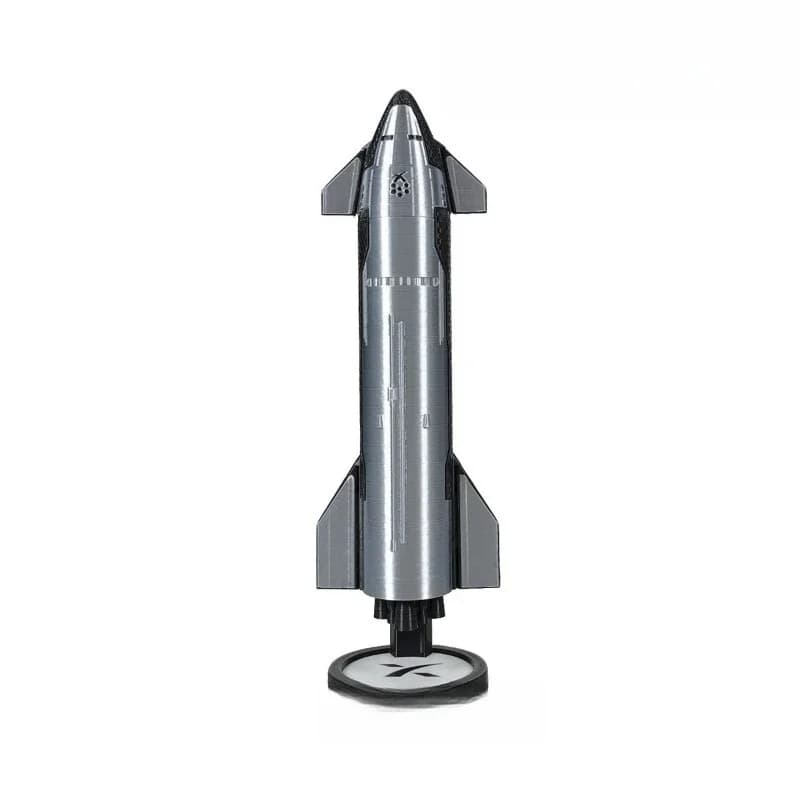 Hardcore SpaceX Starship Model 1:200 Flaming Effect