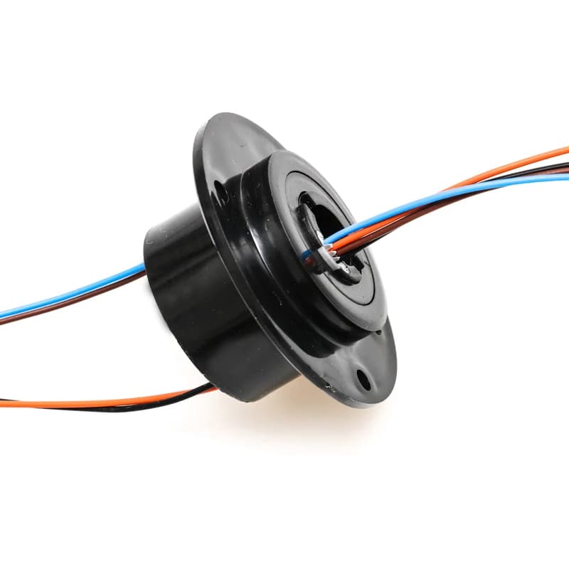 10mm Mini Holes Hollows Slip Rings 4 Channels 2A Conductives Electric Collectors Sliprings Rotarys Joints Connectors 240VAC/DC